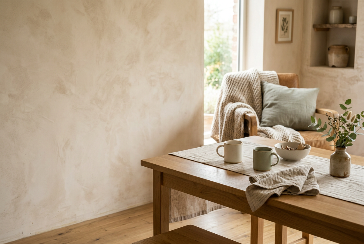 Warm and cosy home and kitchen hero image for Nook and Nest
